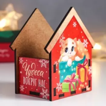 Органайзер "Кот. Чудеса" 10х9 см