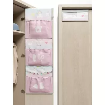 Органайзер «Котозавр» детский с клапаном, 92х27х15 см, цвет розовый