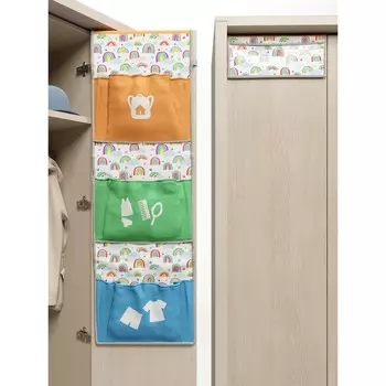 Органайзер «Котозавр» детский с клапаном, 92х27х15 см, цвет зеленый