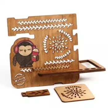 Органайзер составной «Совушка в наушниках»