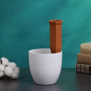 Автополив для комнатных растений «Терракот», 17.44.8 см, керамика, набор 4 шт.