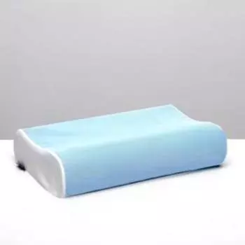 Ортопедическая подушка OrtoCorrect Termogel XL Plus, с гелевой вставкой, 58 х 38 см, валики 12/14 см