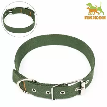 Ошейник брезентовый однослойный, 723.5 см, хаки