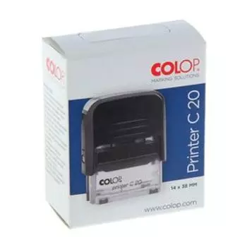 Оснастка автоматическая для штампа Colop Printer 20C, 38 х 14 мм, белая