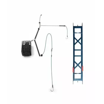 Оснастка фидерная Яман Лещ №3, кормушка 60г, отвод 12 см, шнур 0,15 мм, крючок №8 Chinu Ring