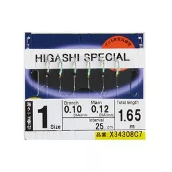 Оснастка HAYABUSA SABIKI C7, № крючка 1, 04639