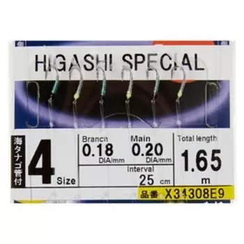 Оснастка HAYABUSA SABIKI E9, № крючка 4, 01821