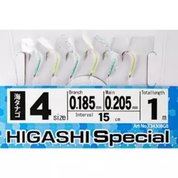 Оснастка HAYABUSA SABIKI G8, № крючка 4, 03400
