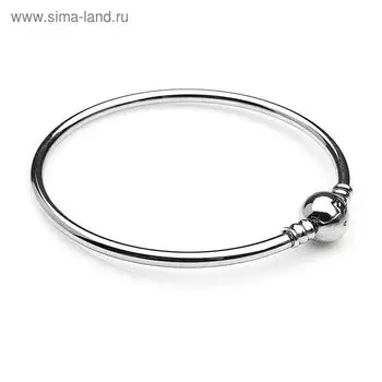 Основа для браслета «Каркас», цвет серебро, d=4,5 см