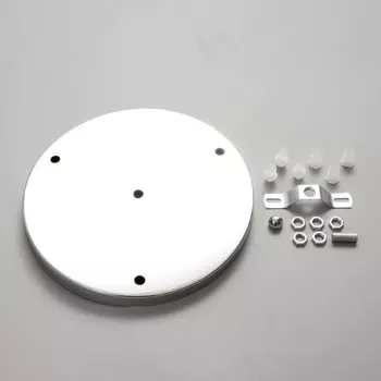 Основание для светильника "Круг-3" хром 23,5х23,5х2см