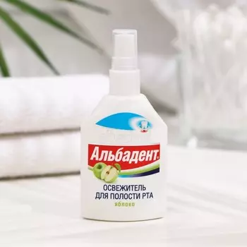 Освежитель полости рта Альбадент яблоко, 35 мл