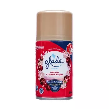 Освежитель воздуха Glade Automatic, "Пион и сочные ягоды" сменный балон , 269 мл
