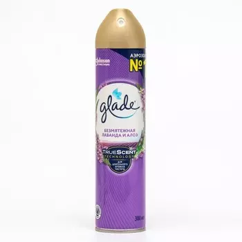 Освежитель воздуха Glade "Безмятежная лаванда и алоэ", 300 мл