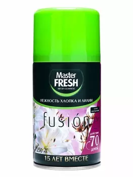 Освежитель воздуха Master FRESH Нежность хлопка и лилии сменный баллон, 250 мл