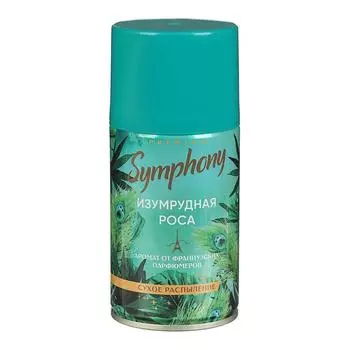Освежитель воздуха Symphony Automatic Premium «Изумрудная роса», сменный баллон, 250 мл