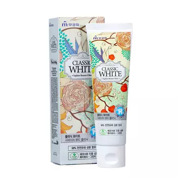 Отбеливающая зубная паста, Классический Белый сапфир, White Sapphire Beauty Clinic 110гр