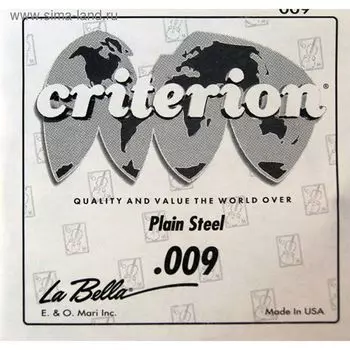 Отдельная 1-я струна La Bella CPS009 сталь, 009