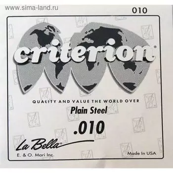 Отдельная 1-я струна La Bella CPS010 сталь, 010