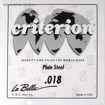 Отдельная струна La Bella CPS018 сталь, 018