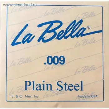 Отдельная струна La Bella PS009 без оплетки, 009