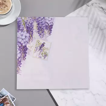 Открытка-евро "В этот прекрасный День Рождения!" 11х21,5 см