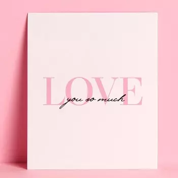 Открытка-инстаграм "LOVE" 8,8 х 10,7 см