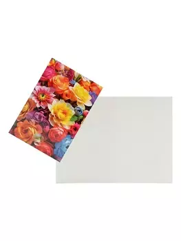 Открытка-мини «Цветы», 6.59 см