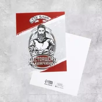 Открытка мини «Настоящему мужчине», 8,8 х 10,7 см