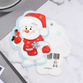 Открытка-шильдик «Снеговик», 68.5 см