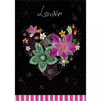 Открытка Turnowsky «Цветочное сердце»