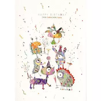 Открытка Turnowsky «День рождение монстров»