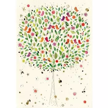 Открытка Turnowsky «Птицы надереве»