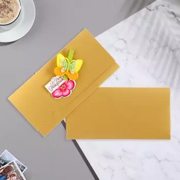 Открытка "В День Рождения!" объемная, бабочка, цветок, А5