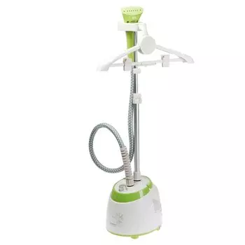 Отпариватель для одежды Endever Odyssey Q-104, напольный, 1500 Вт, 1900 мл, бело-зелёный