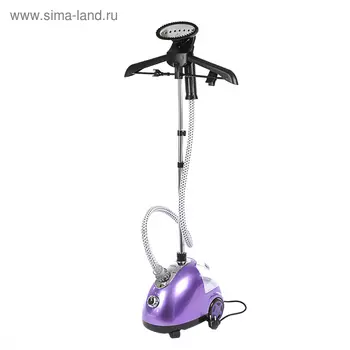 Отпариватель Galaxy GL 6205, напольный, 1700 Вт, 1500 мл, 40 г/мин, фиолетовый