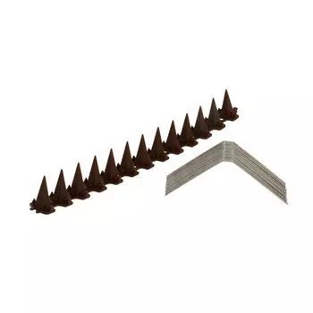 Отпугиватель для птиц, 3310 см, шипы противоприсадные 39 шт., 3 ряда, Greengo