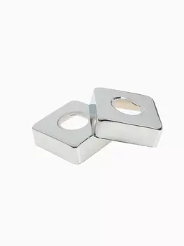 Отражатель для смесителя ZEIN Z39, 3/4", 2 шт., 6363 мм, высота 20 мм, нерж. сталь, хром