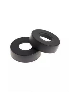 Отражатель для смесителя ZEIN Z4, 3/4", 2 шт., d=60 мм, высота 17 мм, нерж. сталь, черный