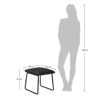 Оттоманка Alex, 480 × 400 × 370 мм, цвет пудровый