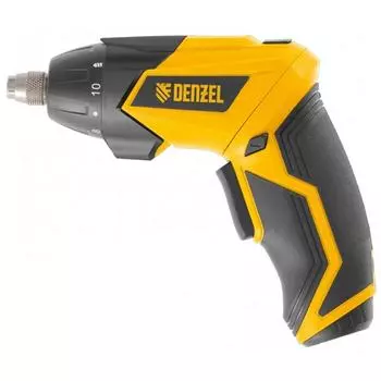 Отвертка аккумуляторная DENZEL CSL-3.6-01, 3.6 В, 1.3 Ач, Li-Ion, 200 об/мин, кейс