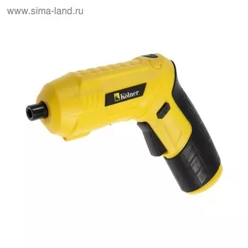 Отвертка аккумуляторная Kolner KCSD 3.6L, 3.6 В, Li-Ion, 1.3 Ач, 250 об/мин, 3 Нм, 6.35 мм