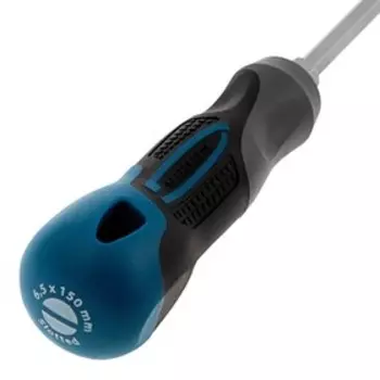 Отвертка Gross 12117, SL6.5x150 мм, S2, трехкомпонентная рукоятка