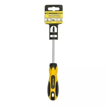 Отвертка крестовая ЭНКОР 19510, двухкомпонентная рукоятка, PH1 х 100 мм