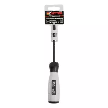 Отвертка Ritter Diamond HT20125100, с магнитом, сталь S2, 2К рукоятка, SL5 х 100 мм