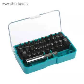 Отвертка Smartbuy, 31 предмет, биты SL, PH, PZ, HEX, TORX по 6 шт., удлинитель, CR-V