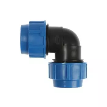 Отвод ПНД Lammin, компрессионный, d=32 мм