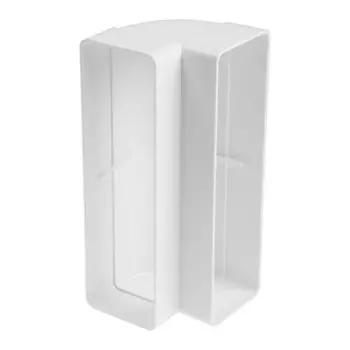 Отвод ZEIN, плоский, вертикальный, вентиляционный, 60 х 204 мм