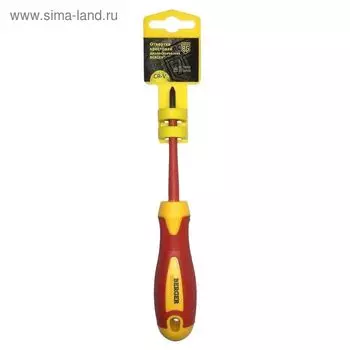 Отвёртка крестовая BERGER, PH3 х 150 мм, диэлектрическая до 1000 В