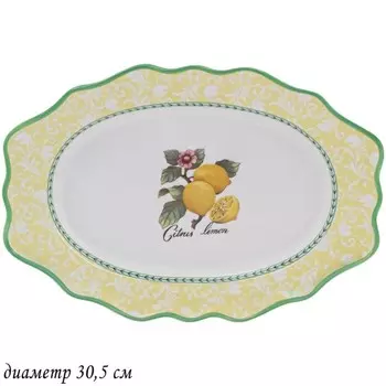 Блюдо овальное «Фруктовый Сад», 30.5 см