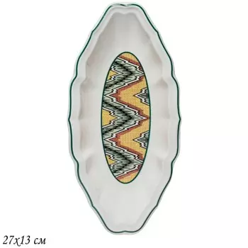 Блюдо овальное Lenardi «Бухара», размер 27х13 см